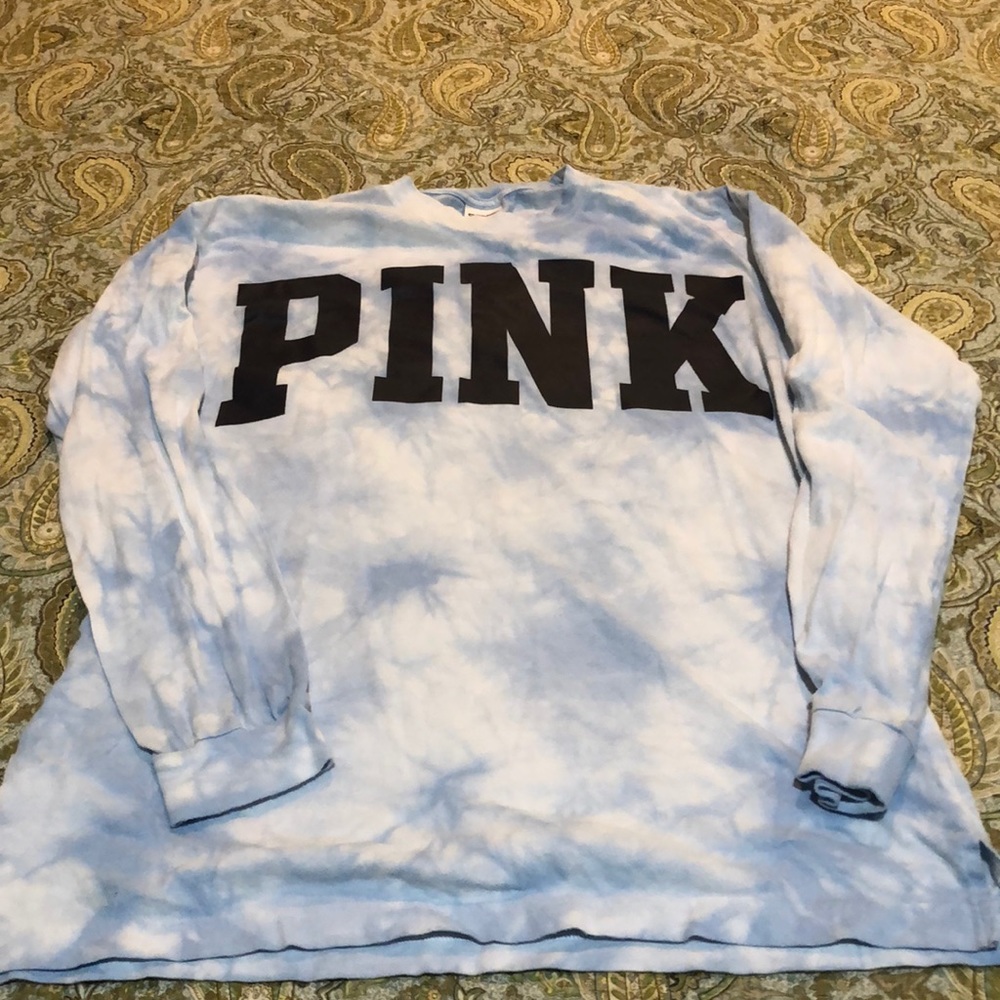 Long sleeve PONK tie dye shirt.